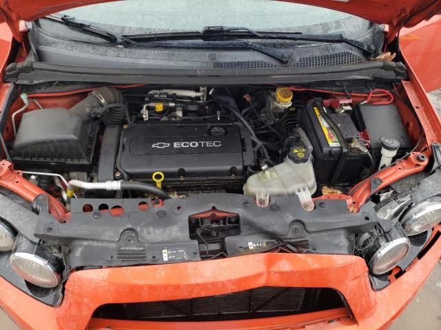 1G1JA6SH0C4111337 - 2012 CHEVROLET SONIC LS 橙色 照片 11