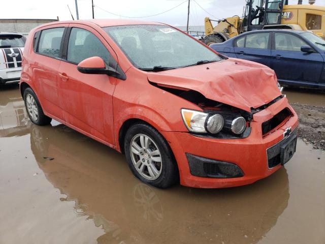 1G1JA6SH0C4111337 - 2012 CHEVROLET SONIC LS ORANGE photo 4