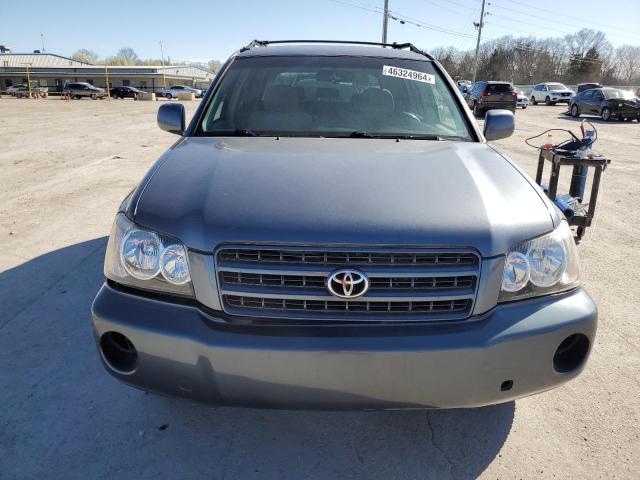 JTEHF21A010025448 - 2001 TOYOTA HIGHLANDER GRAY photo 5