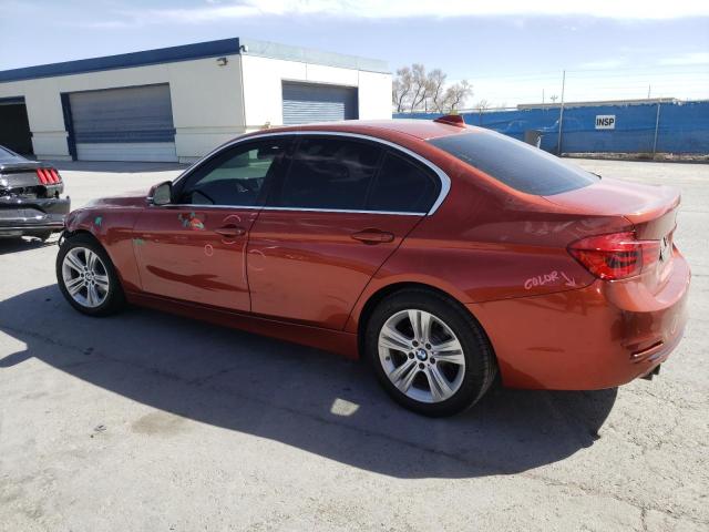 WBA8B9G52JNU58126 - 2018 BMW 330 I ORANGE photo 2