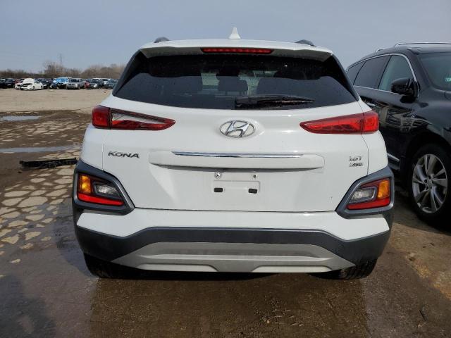 KM8K3CA53KU264929 - 2019 HYUNDAI KONA LIMITED WHITE photo 6