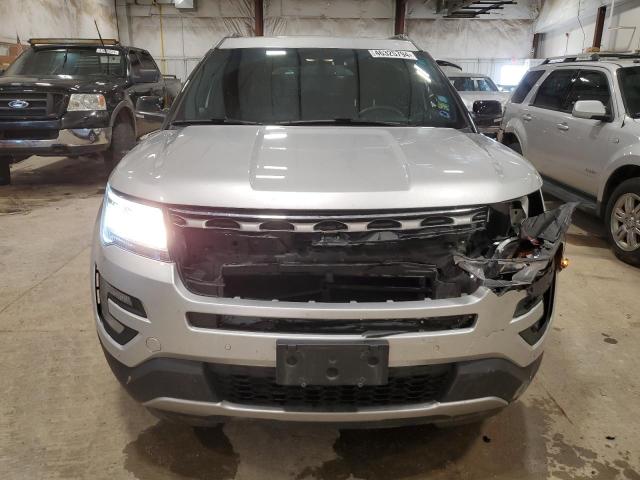 1FM5K8D84HGB28903 - 2017 FORD EXPLORER XLT SILVER photo 5