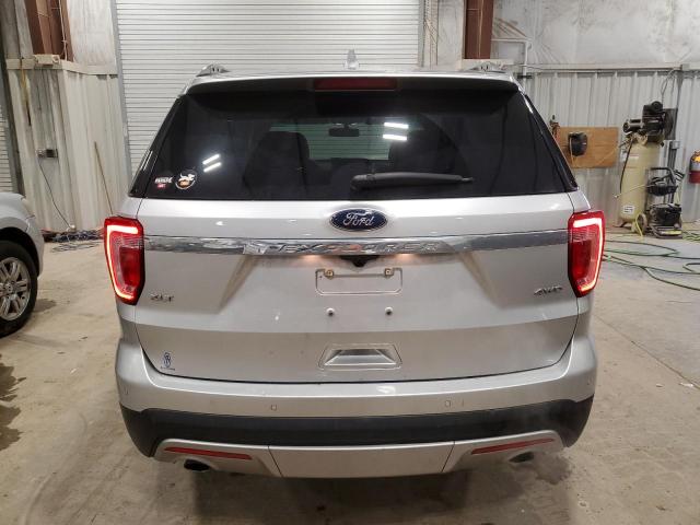 1FM5K8D84HGB28903 - 2017 FORD EXPLORER XLT SILVER photo 6