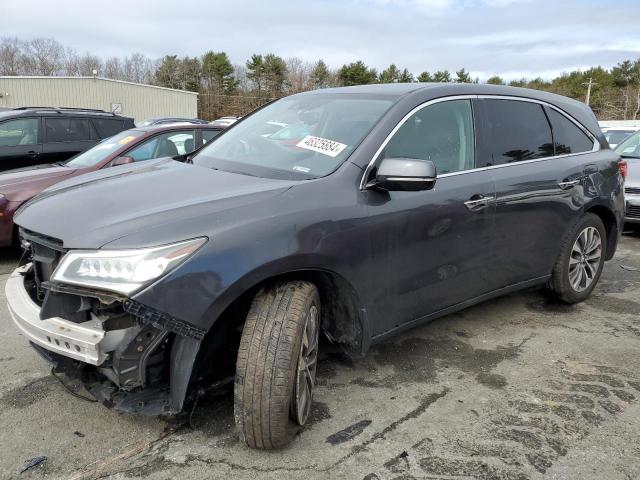 5FRYD4H4XEB003422 - 2014 ACURA MDX TECHNOLOGY CHARCOAL photo 1