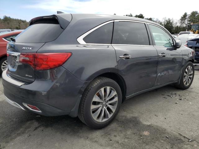 5FRYD4H4XEB003422 - 2014 ACURA MDX TECHNOLOGY CHARCOAL photo 3