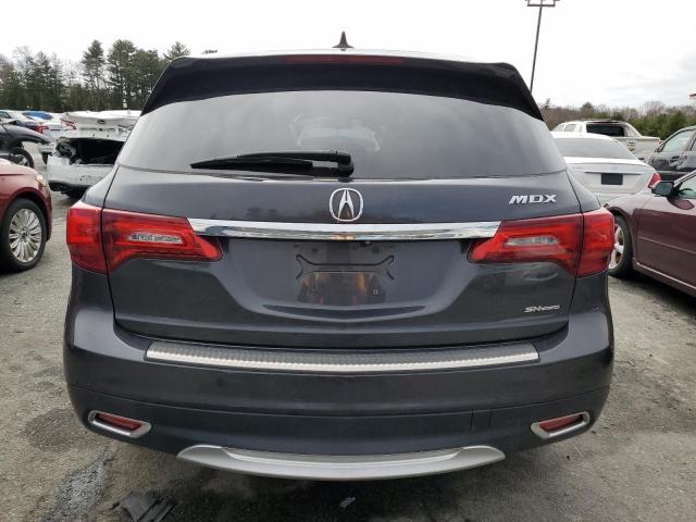 5FRYD4H4XEB003422 - 2014 ACURA MDX TECHNOLOGY CHARCOAL photo 6