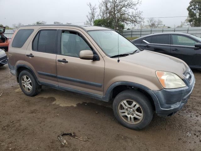 JHLRD78893C022793 - 2003 HONDA CR-V EX TAN photo 4