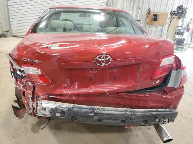 4T1BE46K47U150654 - 2007 TOYOTA CAMRY CE RED photo 6