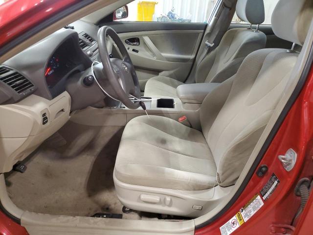 4T1BE46K47U150654 - 2007 TOYOTA CAMRY CE RED photo 7