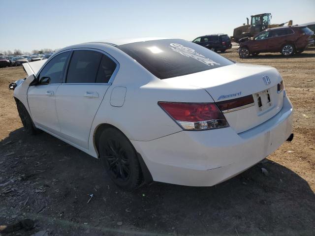 1HGCP2F31CA164136 - 2012 HONDA ACCORD LX WHITE photo 2