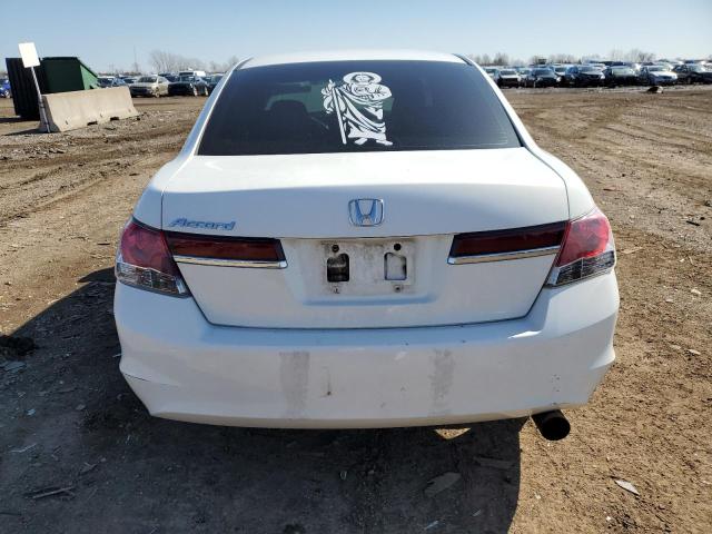 1HGCP2F31CA164136 - 2012 HONDA ACCORD LX WHITE photo 6