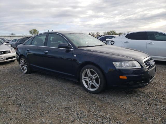 WAUDH74F18N044408 - 2008 AUDI A6 3.2 QUATTRO BLUE photo 4