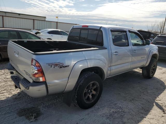 5TEJU62N28Z534892 - 2008 TOYOTA TACOMA DOUBLE CAB PRERUNNER SILVER photo 3