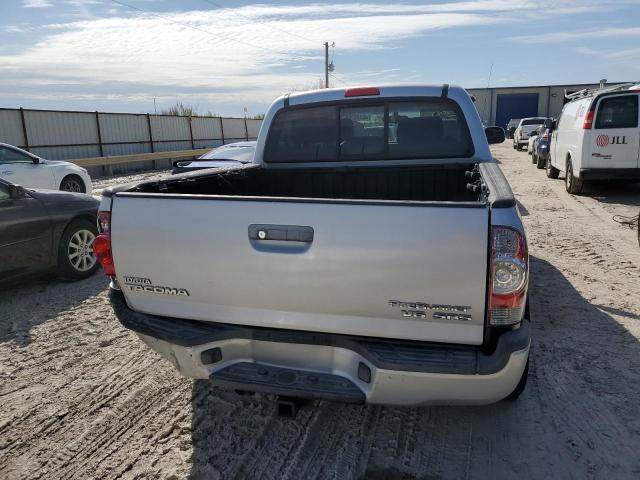 5TEJU62N28Z534892 - 2008 TOYOTA TACOMA DOUBLE CAB PRERUNNER SILVER photo 6