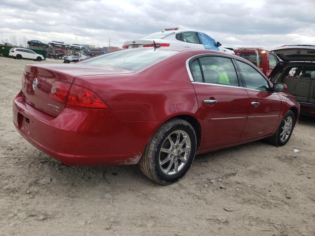 1G4HR57Y47U108380 - 2007 BUICK LUCERNE CXL RED photo 3