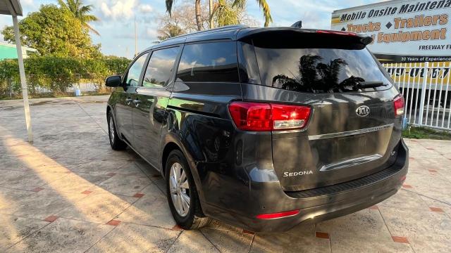 KNDMB5C10G6165101 - 2016 KIA SEDONA LX CHARCOAL photo 2