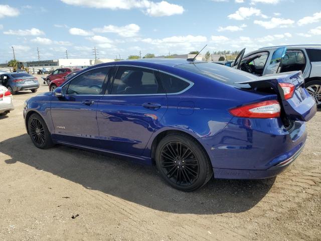 3FA6P0LU9DR228207 - 2013 FORD FUSION SE HYBRID BLUE photo 2