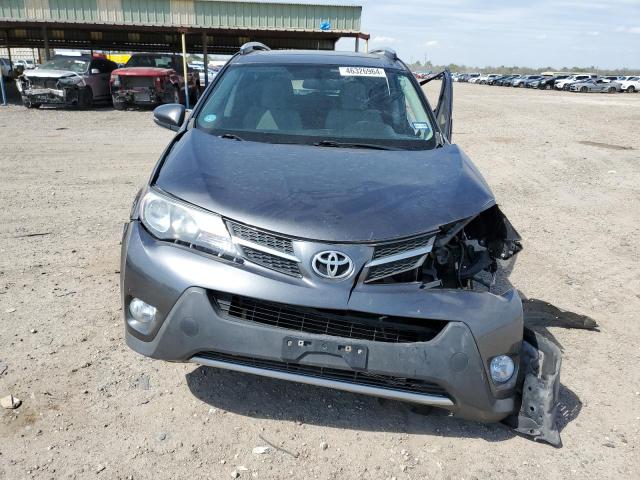 2T3WFREV4EW084408 - 2014 TOYOTA RAV4 XLE GRAY photo 5