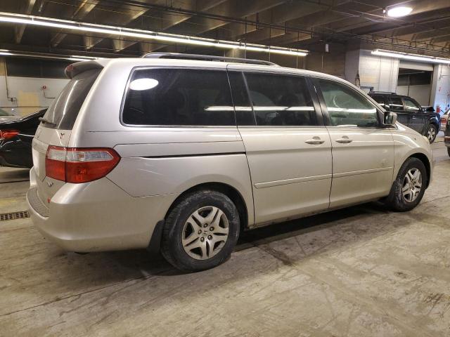 5FNRL38797B404783 - 2007 HONDA ODYSSEY EXL SILVER photo 3