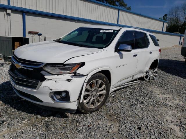 1GNERKKWXJJ132470 - 2018 CHEVROLET TRAVERSE PREMIER WHITE photo 1