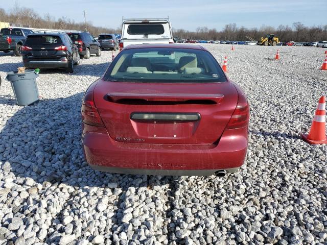 2G2WP552061162323 - 2006 PONTIAC GRAND PRIX BURGUNDY photo 6