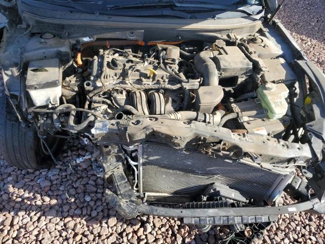 KMHE34L11HA055986 - 2017 HYUNDAI SONATA HYBRID SILVER photo 11