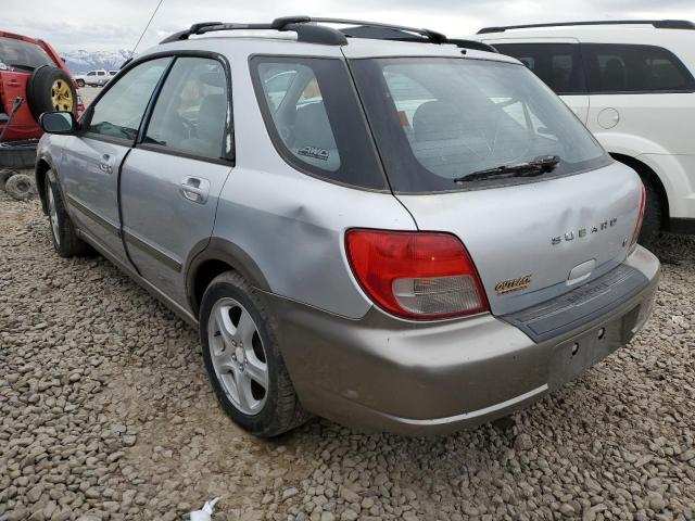 JF1GG68542H824722 - 2002 SUBARU IMPREZA OUTBACK SPORT SILVER photo 2