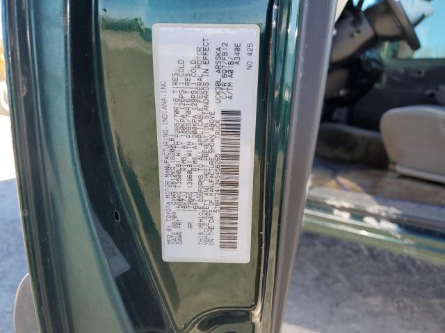 5TBRT34134S456265 - 2004 TOYOTA TUNDRA ACCESS CAB SR5 GREEN photo 13