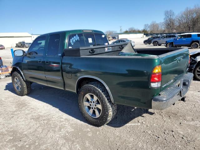 5TBRT34134S456265 - 2004 TOYOTA TUNDRA ACCESS CAB SR5 GREEN photo 2