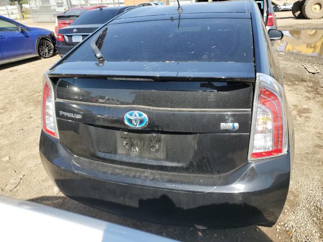 JTDKN3DU5E1767496 - 2014 TOYOTA PRIUS BLACK photo 6