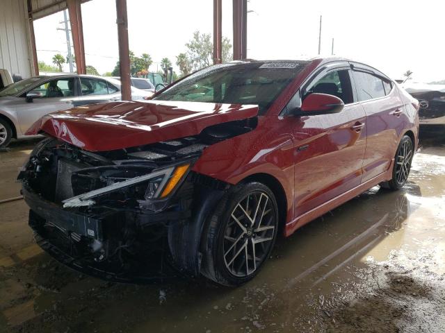 KMHD04LB1LU056334 - 2020 HYUNDAI ELANTRA SPORT RED photo 1