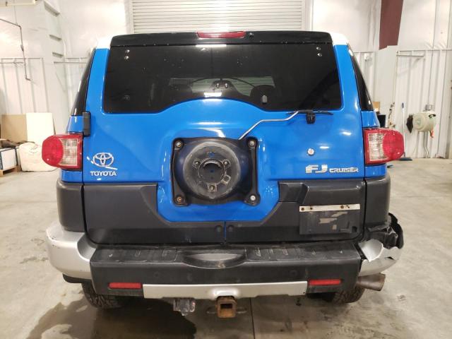 JTEBU11F770004767 - 2007 TOYOTA FJ CRUISER BLUE photo 6