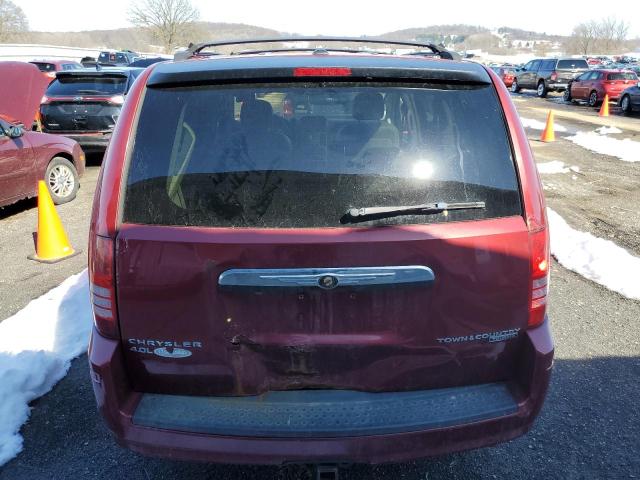 2A4RR8DX0AR458514 - 2010 CHRYSLER TOWN & COU TOURING PLUS RED photo 6