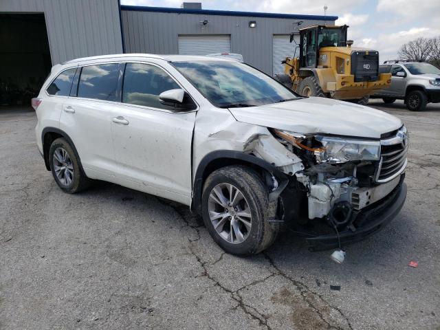 5TDJKRFH9FS080114 - 2015 TOYOTA HIGHLANDER XLE Սպիտակ լուսանկար 4
