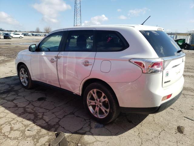 JA4AD3A33EZ008304 - 2014 MITSUBISHI OUTLANDER SE WHITE photo 2