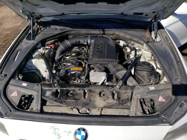 WBAFU7C58DDU72411 - 2013 BMW 535 XI WHITE photo 11