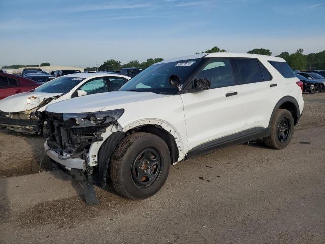 1FM5K8AB8MGC02219 - 2021 FORD EXPLORER POLICE INTERCEPTOR WHITE photo 1