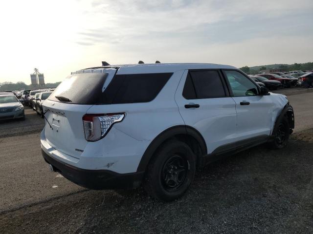 1FM5K8AB8MGC02219 - 2021 FORD EXPLORER POLICE INTERCEPTOR WHITE photo 3