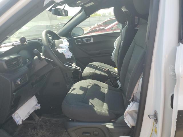 1FM5K8AB8MGC02219 - 2021 FORD EXPLORER POLICE INTERCEPTOR WHITE photo 7