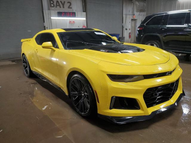 1G1FK1R64J0109606 - 2018 CHEVROLET CAMARO ZL1 黄色 照片 4