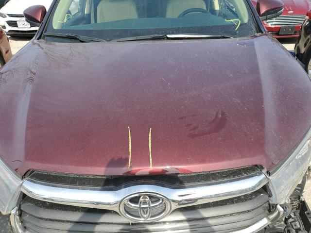 5TDJKRFH4GS353395 - 2016 TOYOTA HIGHLANDER XLE بني صورة 12