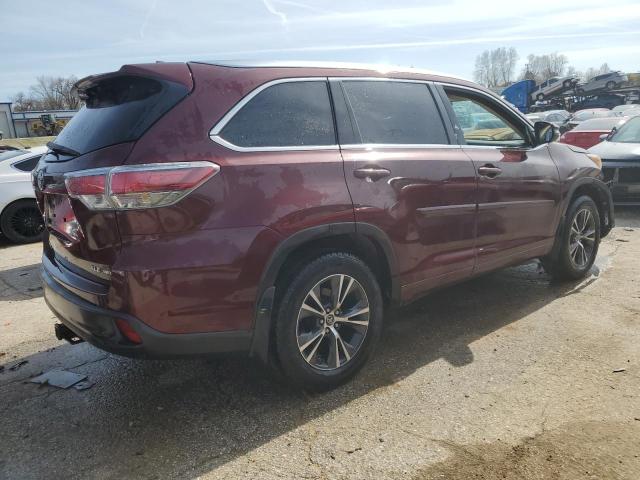 5TDJKRFH4GS353395 - 2016 TOYOTA HIGHLANDER XLE بني صورة 3