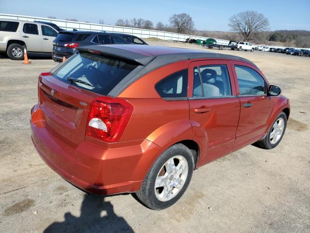 1B3HB48B57D350349 - 2007 DODGE CALIBER SXT ORANGE photo 3