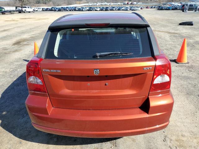 1B3HB48B57D350349 - 2007 DODGE CALIBER SXT ORANGE photo 6