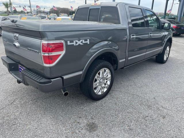 1FTPW14V59FA79958 - 2009 FORD F150 SUPERCREW GRAY photo 4