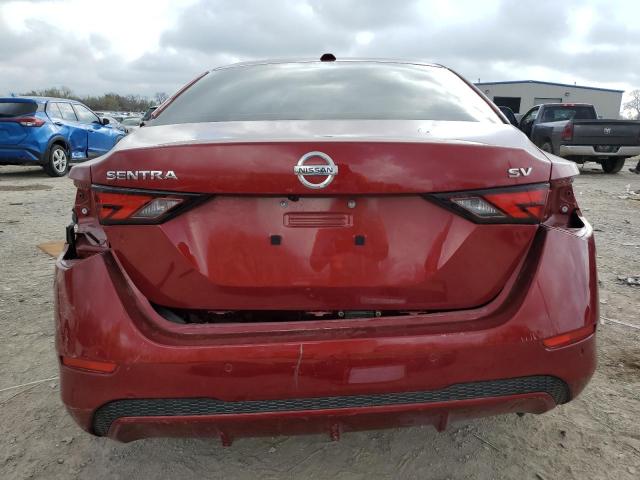 3N1AB8CV5PY244119 - 2023 NISSAN SENTRA SV MAROON photo 6