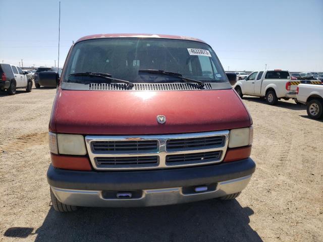 2B6HB21X3SK515472 - 1995 DODGE RAM VAN B2500 RED photo 5