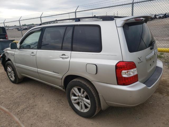 JTEDW21A760013013 - 2006 TOYOTA HIGHLANDER HYBRID SILVER photo 2