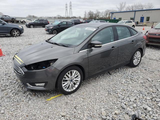 1FADP3J20FL312279 - 2015 FORD FOCUS TITANIUM GRAY photo 1