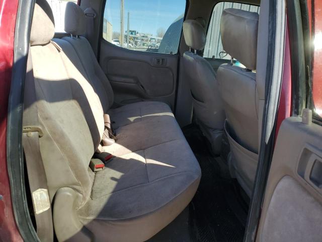 5TEGN92N34Z356123 - 2004 TOYOTA TACOMA DOUBLE CAB PRERUNNER RED photo 10